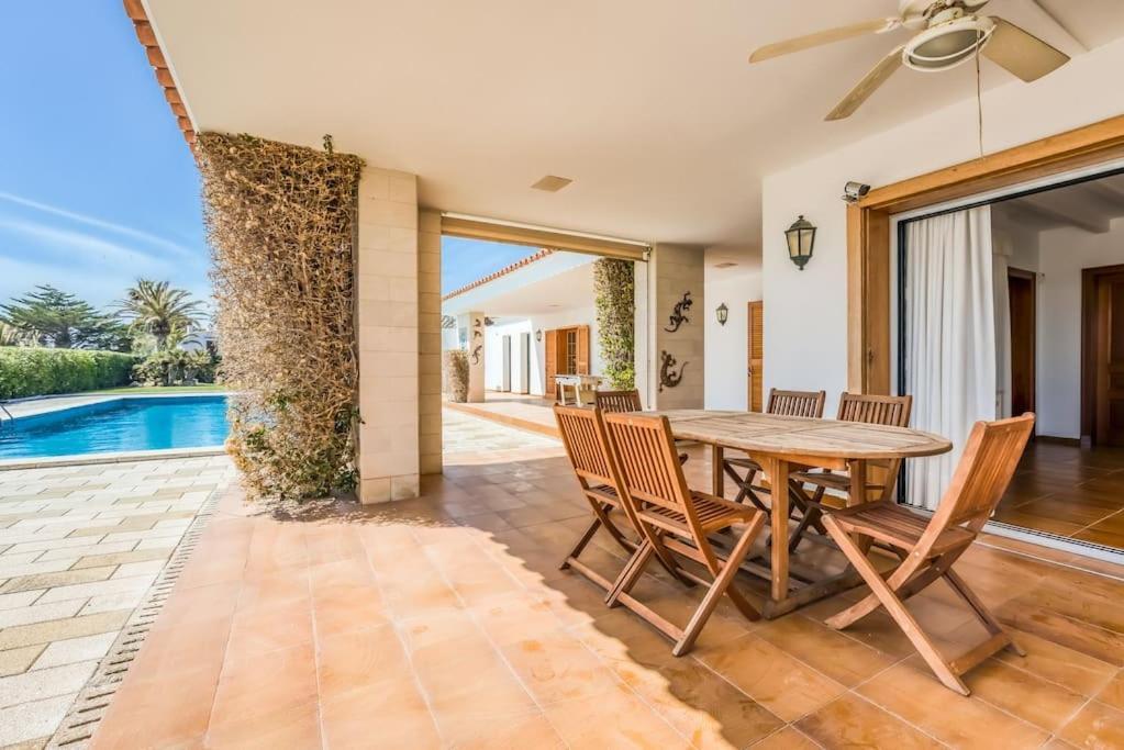 La Calma Espectacular Villa Con Jardin Y Piscina En Menorca S'Algar Dış mekan fotoğraf